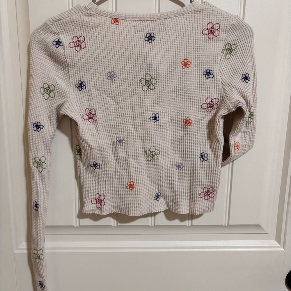 Urban Outfitters Multicolor Floral Knit Top - Picture 2 of 2